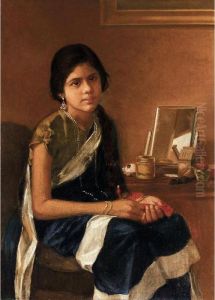 Lady In Her Dressing Room