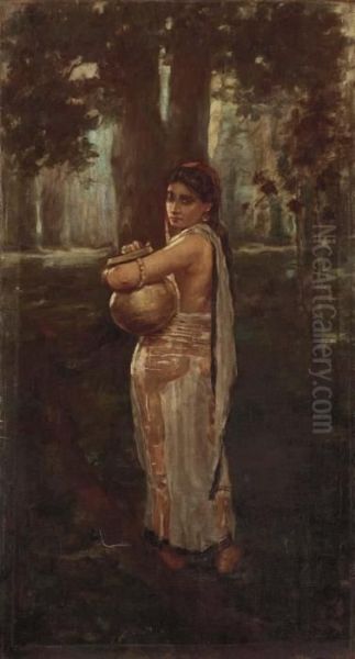 Woman With Pitcher - view 1