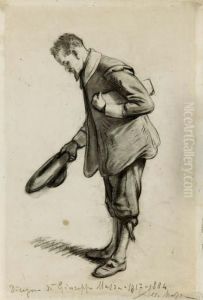 Ritratto Maschile In Costume by Giuseppe Mazza