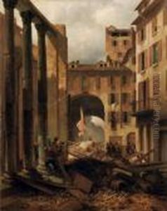 Episodio Delle Cinque Giornate Di Milano by Salvatore Mazza