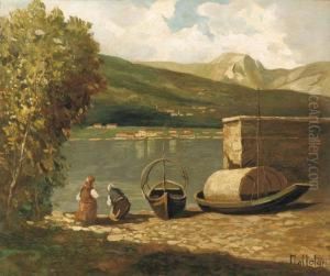 Lavandaie A Lierna, Lago Di Lecco Lavandaie A Lierna, Lago Di Lecco