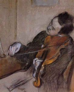 L'Altiste by Edgar Degas