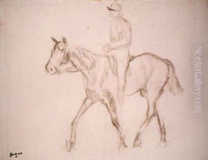 Horse and Jockey by Edgar Degas