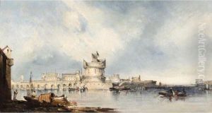 Views Of A Mediterranean Port by William McAlpine