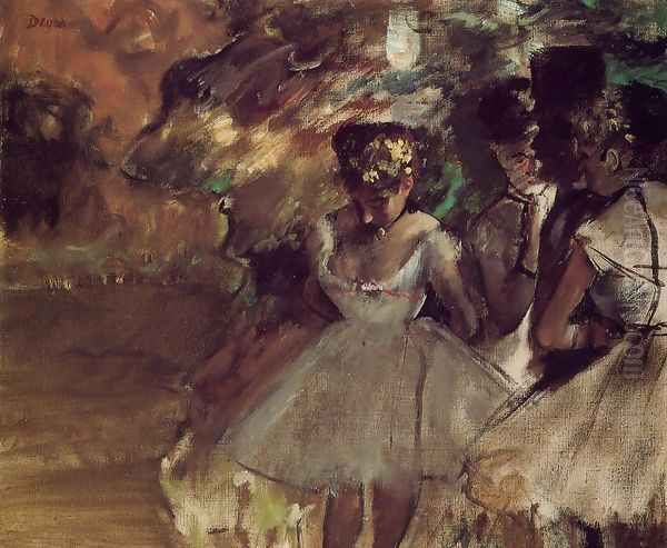 Three Dancers behind the Scenes - view 1