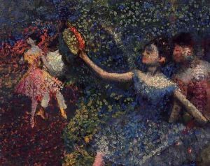 Dancer and Tambourine by Edgar Degas