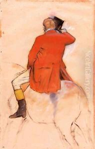 Rider in a Red Coat