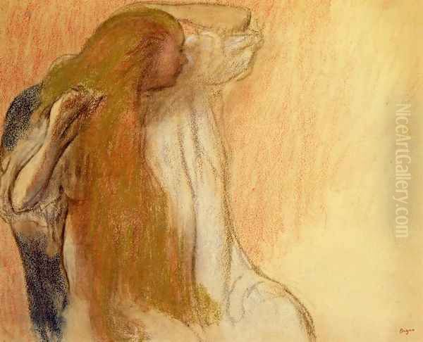 Woman Combing Her Hair V - view 1