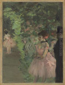 Dancers Backstage by Edgar Degas