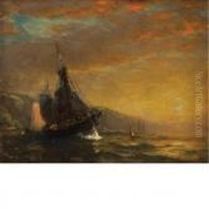 Boats At Twilight by George Herbert McCord