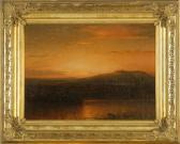 Sunset Over Lake George - view 1