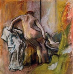 Leaving the Bath by Edgar Degas
