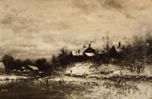 Skating In Winter by George Herbert McCord