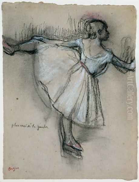 Dancer at the Bar, c.1885 - view 1