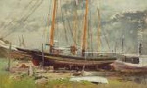 Ship In Dry Dock by George Herbert McCord