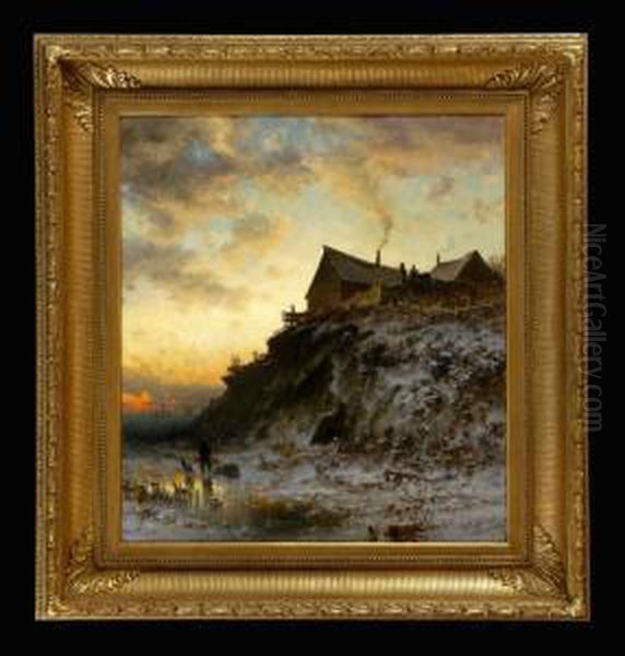 Winter Sunset - view 1