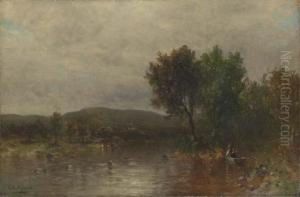 Boating Along The River by George Herbert McCord