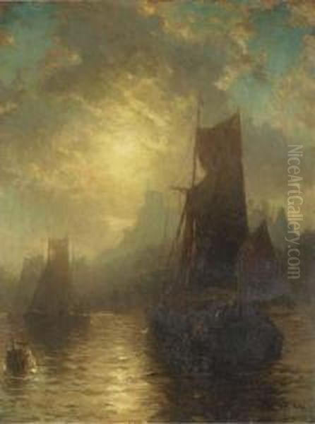 Sunset Over The Harbor - view 1