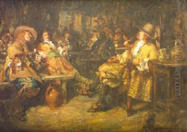 Cavaliers In A Tavern - view 1