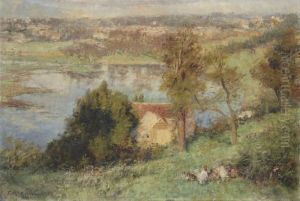 The Yarra From Kensington Road, South Yarra