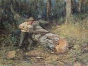 Sawing Timber by Frederick McCubbin