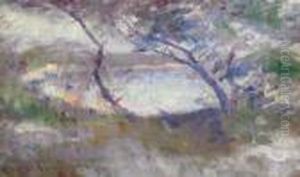 Beaumaris Oil On Canvas Signed Lower Left 23.5 By 39.5 Cm Provenance Private Collection by Frederick McCubbin
