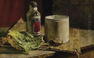 Still Life, Potato And Cabbage Leaf (verso: Portrait Of A Gentleman) Still Life, Potato And Cabbage Leaf (verso: Portrait Of A Gentleman)