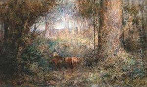 Evening In The Bush by Frederick McCubbin