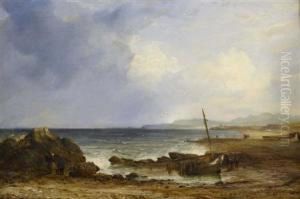 Unloading The Catch by Horatio McCulloch