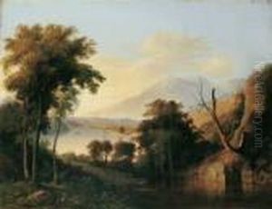Ein See (loch) Im Schottischen Hochland. by Horatio McCulloch