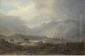Possibly Duntroon Castle, Loch Crinan by Horatio McCulloch