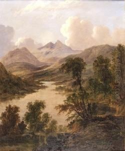 A Panoramic Scottish View, Possibly Queen's View