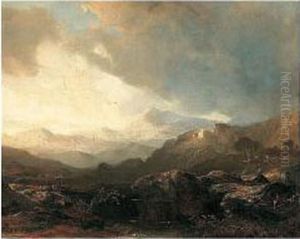 Highland Loch Scene by Horatio McCulloch