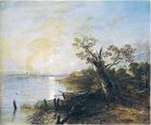 Moonlight Landscape by Horatio McCulloch