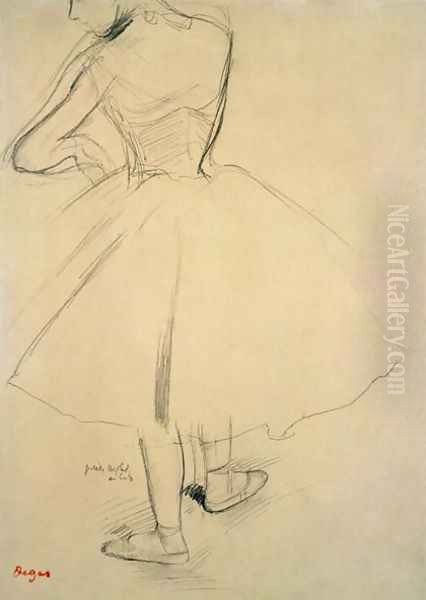 Ballet Dancer from Behind - view 1