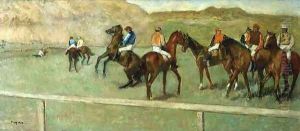 Before the Start I by Edgar Degas
