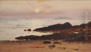 Macdougal Twilight Off The Yorkshire Coast by John Mcdougal
