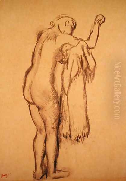 Bather Drying Herself - view 1