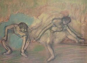 Two Dancers Resting, 1896 by Edgar Degas