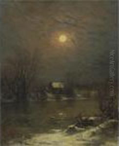 Under A Full Moon by Jervis McEntee