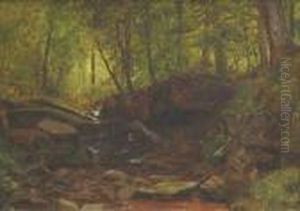 Woodland Interior by Jervis McEntee