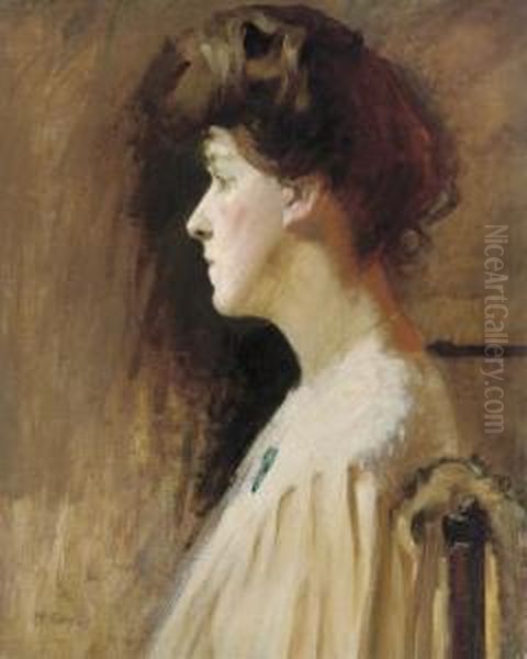 A Lady In Profile - view 1