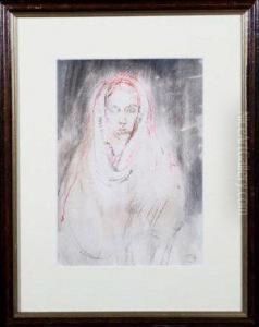 Lady In A Shawl by Ambrose McEvoy