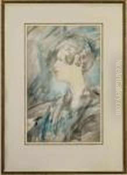 Portrait Of A Lady, Head Turned To The Left - view 1