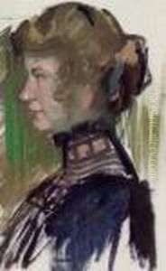 Portrait Of A Woman by Ambrose McEvoy