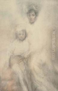 Mother And Child by Ambrose McEvoy
