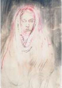 Lady In A Shawl; Head Of A Woman; Study Of A Young Girl; Two Figures