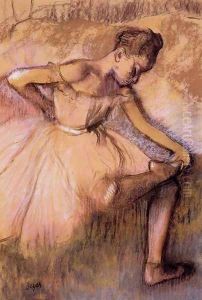 Pink Dancer II by Edgar Degas