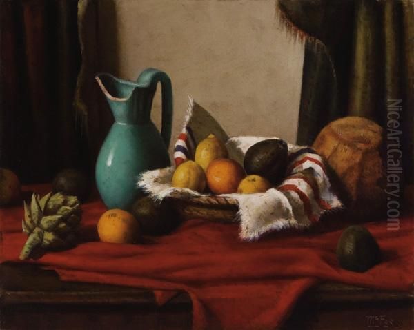 ''still Life With Red Cloth'' - view 1