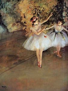 Two Dancers on a Stage, c.1874